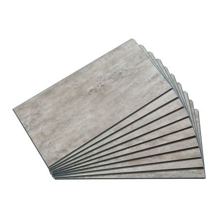 Acoustic Ceiling Products Palisade 23.2"L x 11.1"W Vinyl Wall Tile, Adobe Drift, 10 Pack 53509